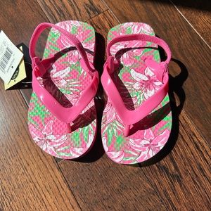 NWT Pink Sandal with elastic Back